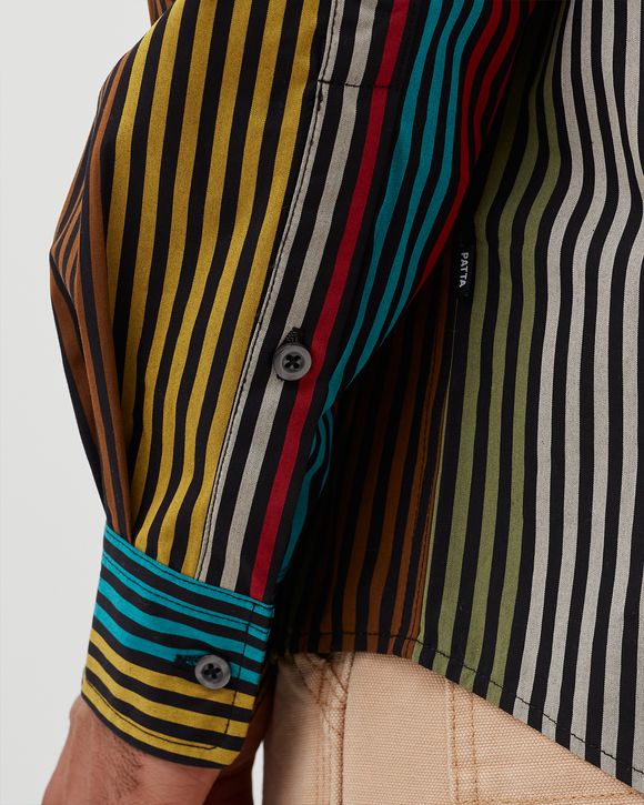 Jamaican Stripe Poplin Longsleeve Shirt
