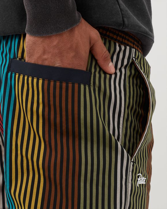Jamaican Stripe Poplin Shorts