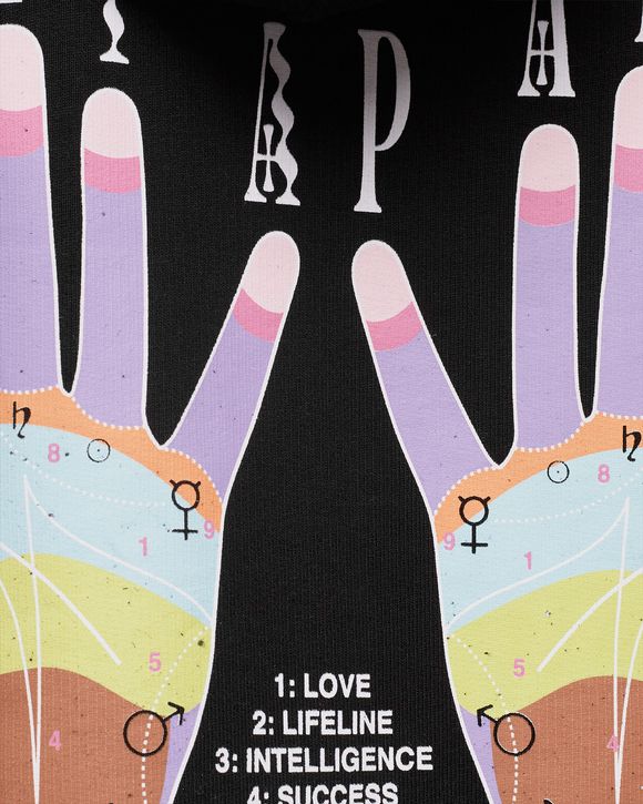PALMISTRY BOXY HOODED SWEATER