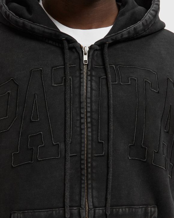 Patta Loopback Logo Zip Hooded Sweater