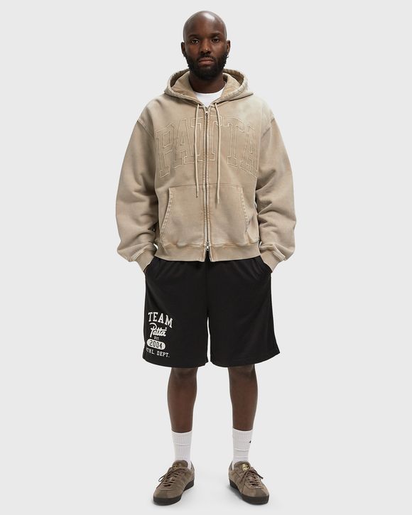 Patta Loopback Logo Zip Hooded Sweater