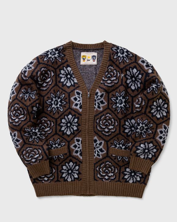 PATTA WALL FLOWER KNITTED ZIP CARDIGAN
