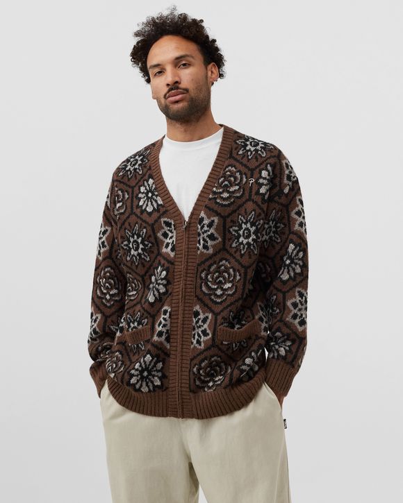 PATTA WALL FLOWER KNITTED ZIP CARDIGAN