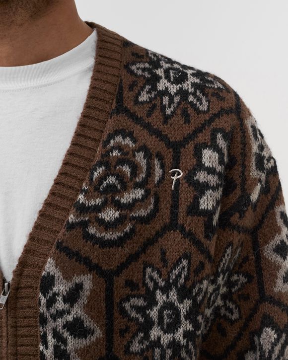 PATTA WALL FLOWER KNITTED ZIP CARDIGAN