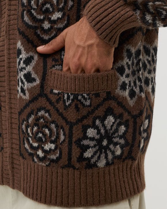 PATTA WALL FLOWER KNITTED ZIP CARDIGAN