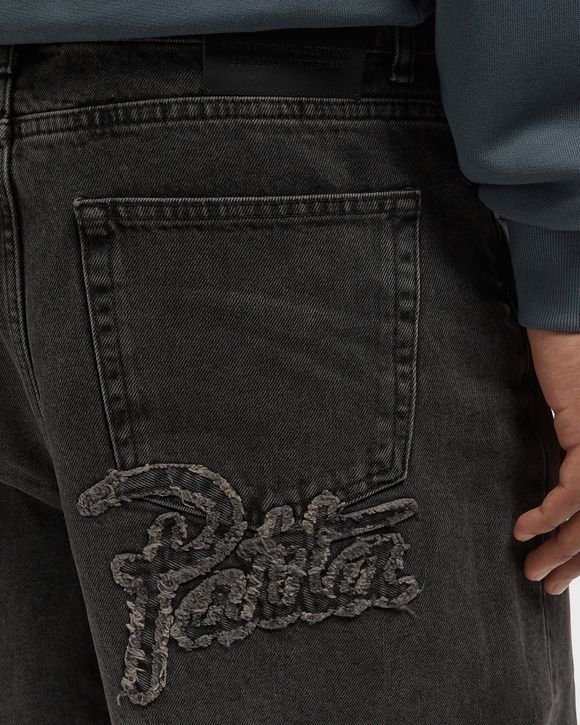 Patta Whiskers Denim Shorts (Black)