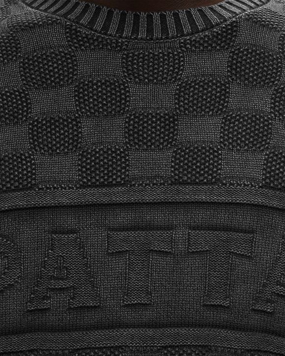 PEARL RIBBED KNITTED SWEATER