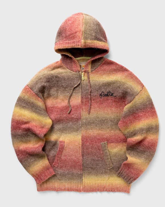 RAINBOW KNITTED HOODED SWEATER