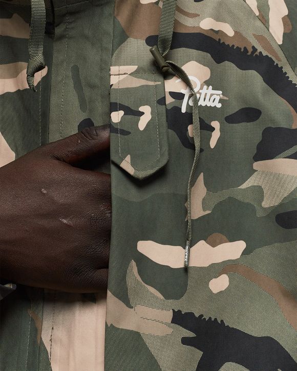 SPRAY CAMO NYLON TACTICAL PARKA
