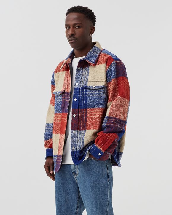 WOOL CHECK OVERSHIRT