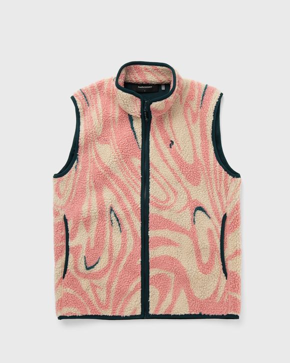 Graphic Pile Vest