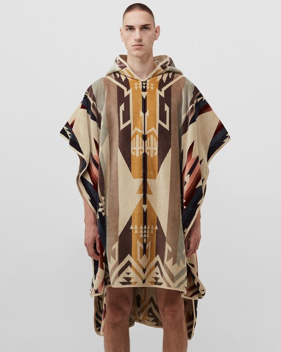 ADULT JACQUARD HOODED TOWEL