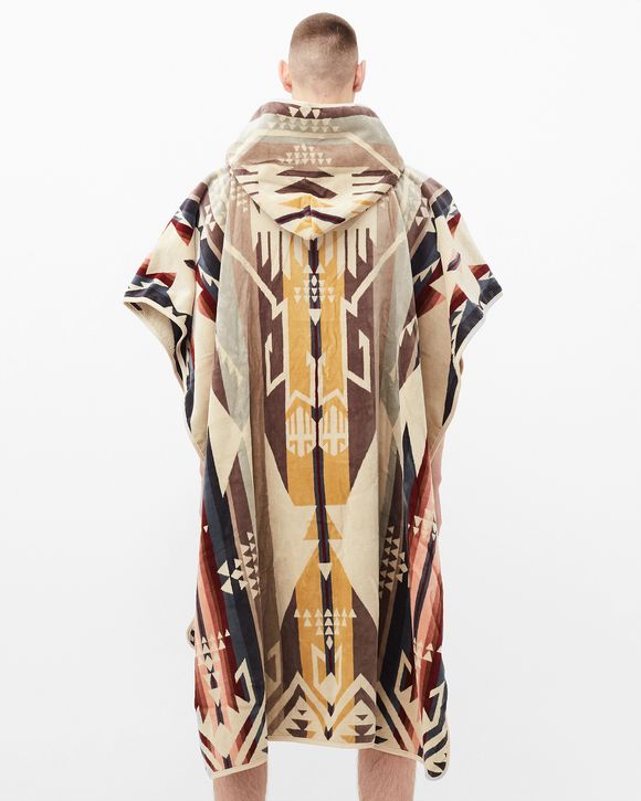 ADULT JACQUARD HOODED TOWEL