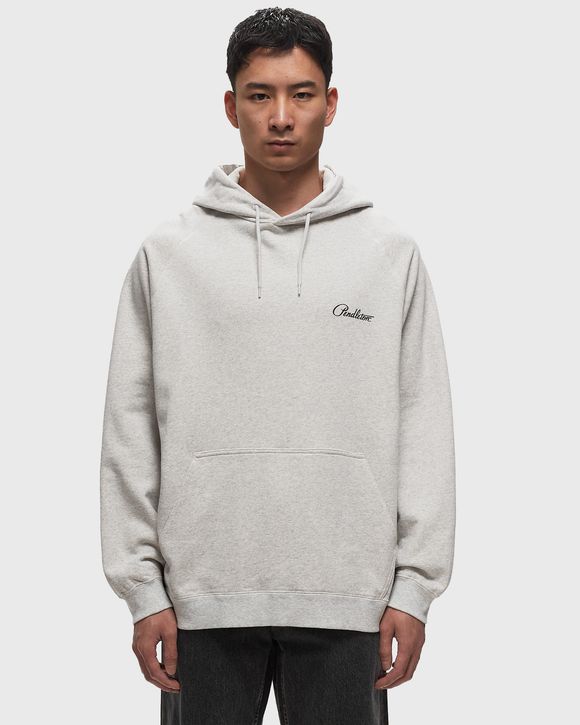 BACK PRINT SWEAT HOODIE A GRAY HARDING STAR