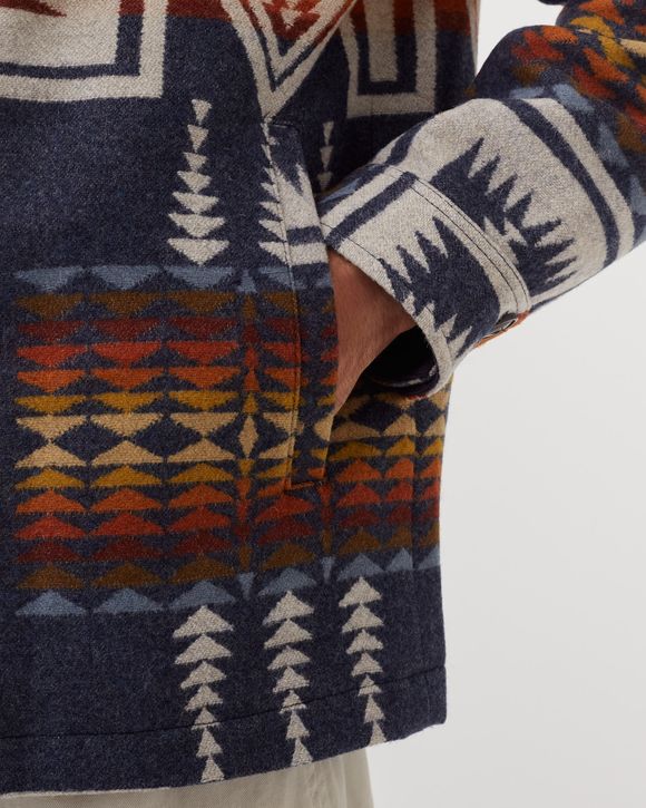 Harding Button Coat - Navy
