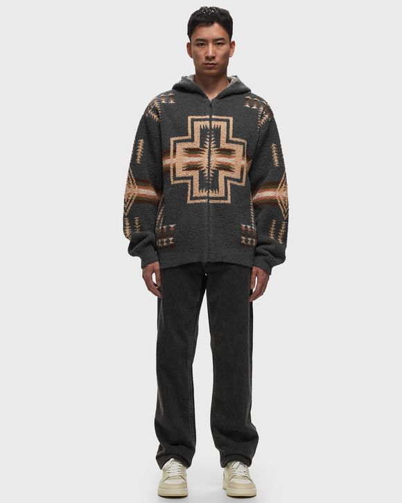 ZIP UP HOODIE CHARCOAL HARDING