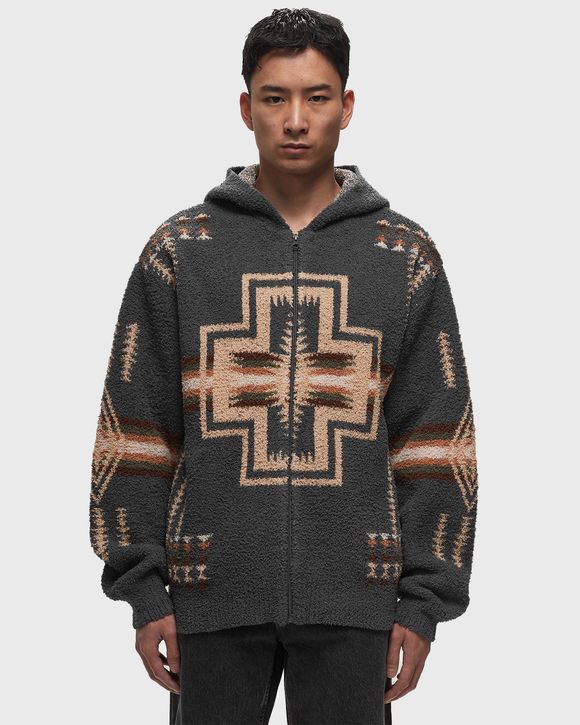 ZIP UP HOODIE CHARCOAL HARDING