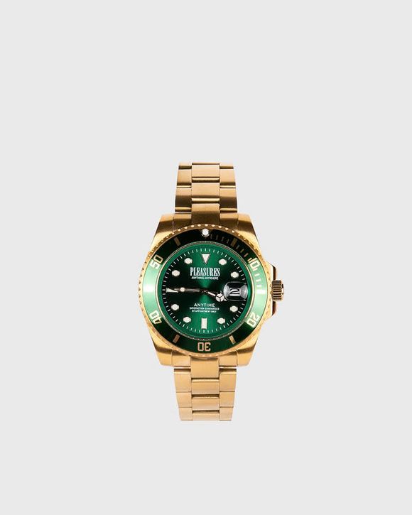ANYTIME WATCH (GOLD/GREEN)