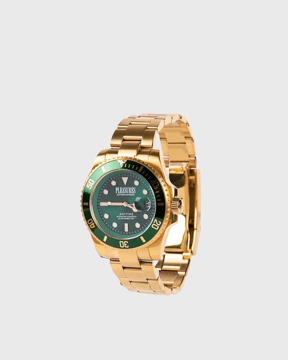 ANYTIME WATCH (GOLD/GREEN)