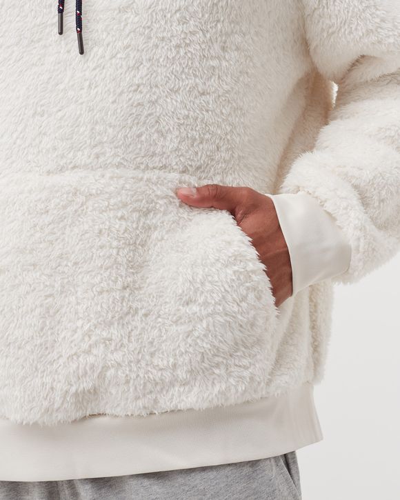 BORG FLEECE POPOVER HOODIE