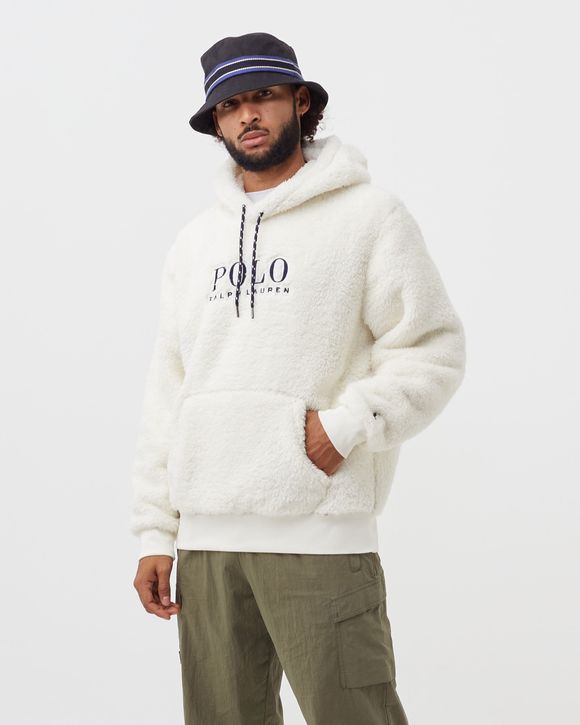 BORG FLEECE POPOVER HOODIE