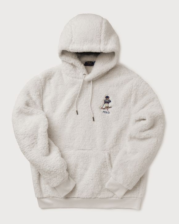 BORG FLEECE POPOVER HOODIE