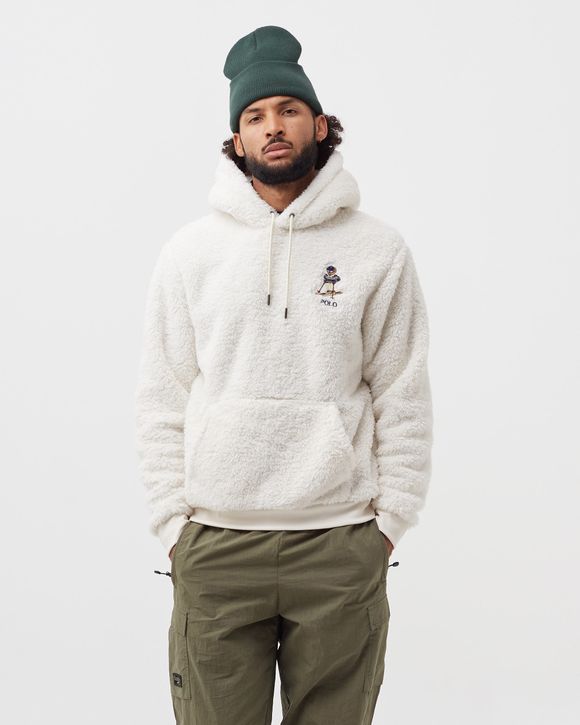 BORG FLEECE POPOVER HOODIE