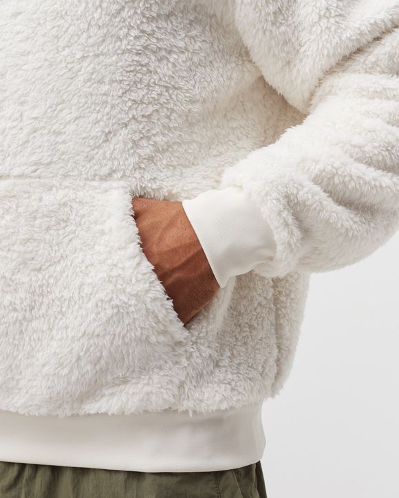 BORG FLEECE POPOVER HOODIE