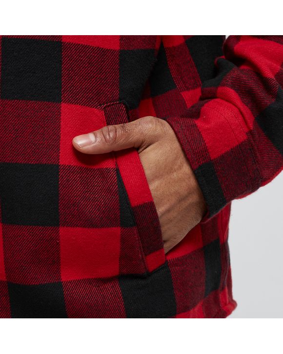 Checkered Fleece Overshirt