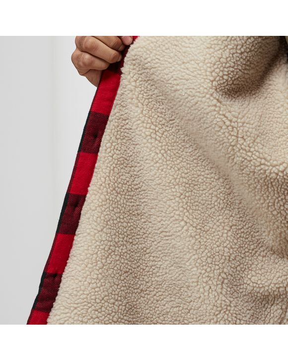 Checkered Fleece Overshirt