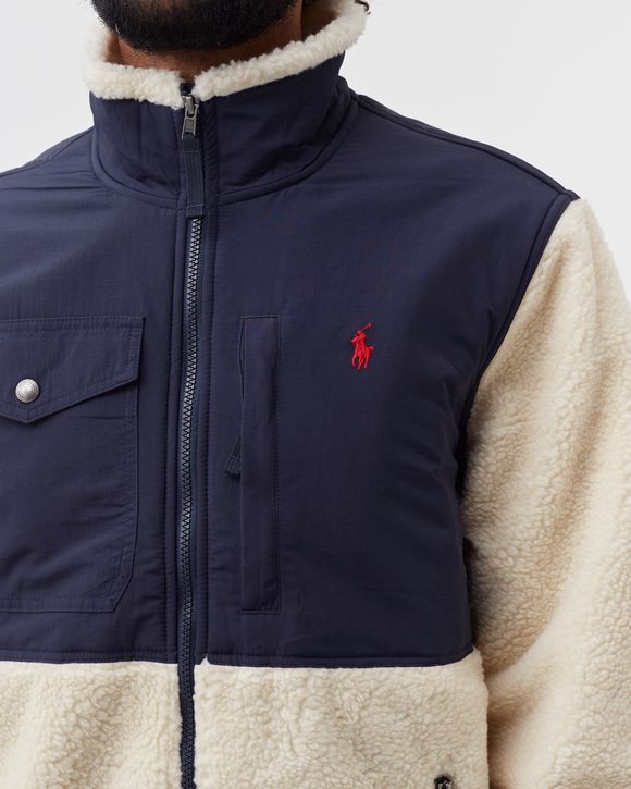 COLOUR-BLOCKED HYBRID JACKET