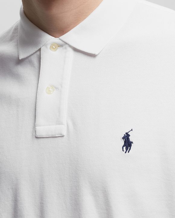 Custom Slim Fit Mesh Polo Shirt