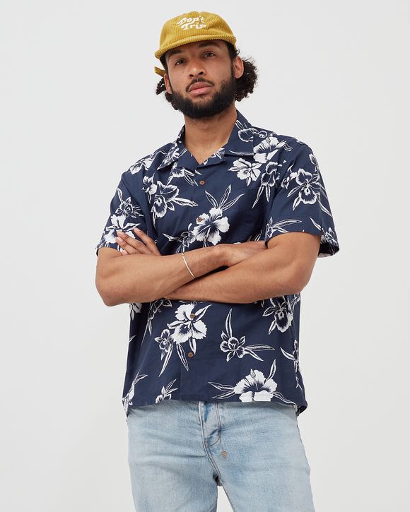 Floral-Print Oxford Shirt