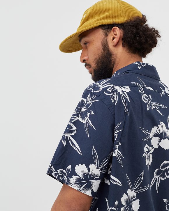 Floral-Print Oxford Shirt