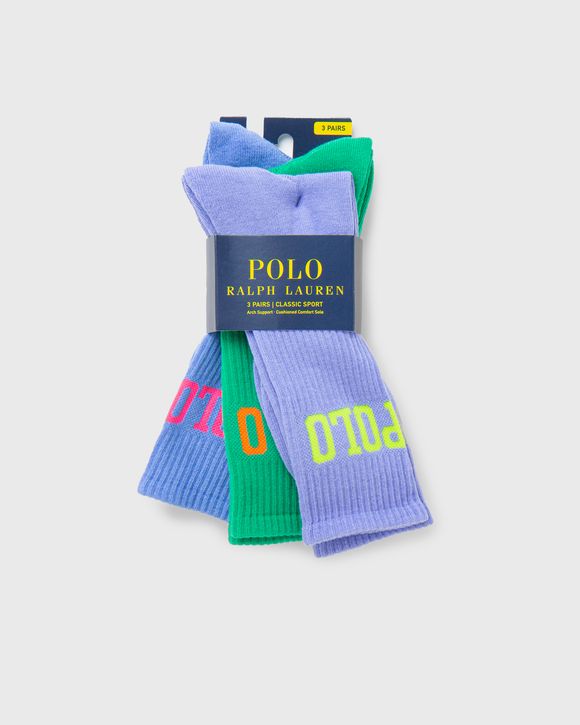 KNIT IN LOGO CREW SOCK 3 PACK