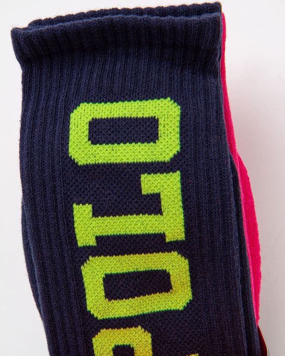 KNIT IN LOGO CREW SOCK 3 PACK