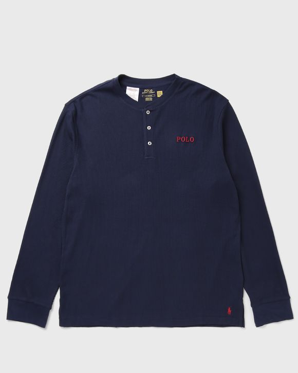 L/S HENLEY-SLEEP-TOP