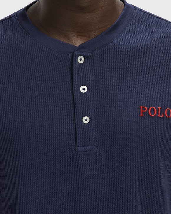 L/S HENLEY-SLEEP-TOP