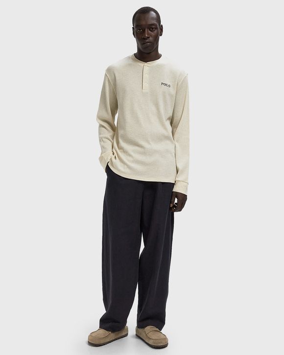 L/S HENLEY-SLEEP-TOP