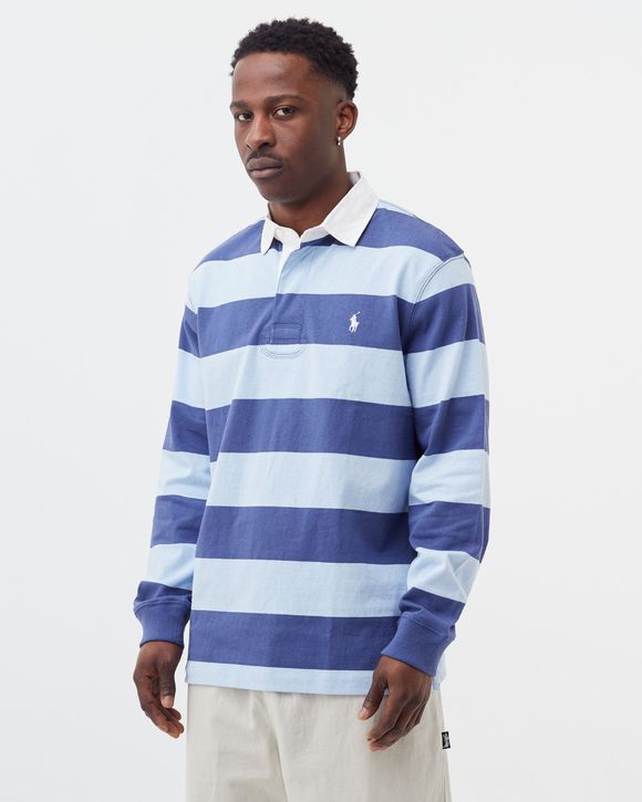 LONG SLEEVE KNIT RUGBY POLO
