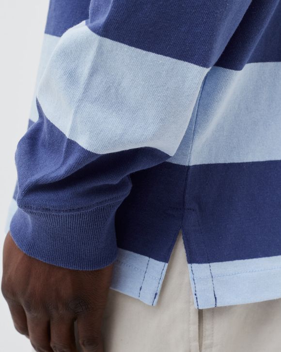 LONG SLEEVE KNIT RUGBY POLO