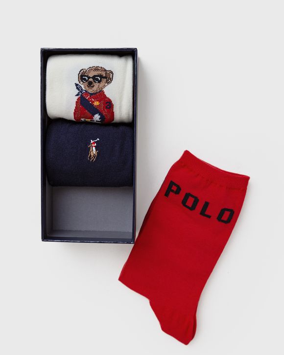 PLYR BEAR BOX CREW SOCK-3 PACK