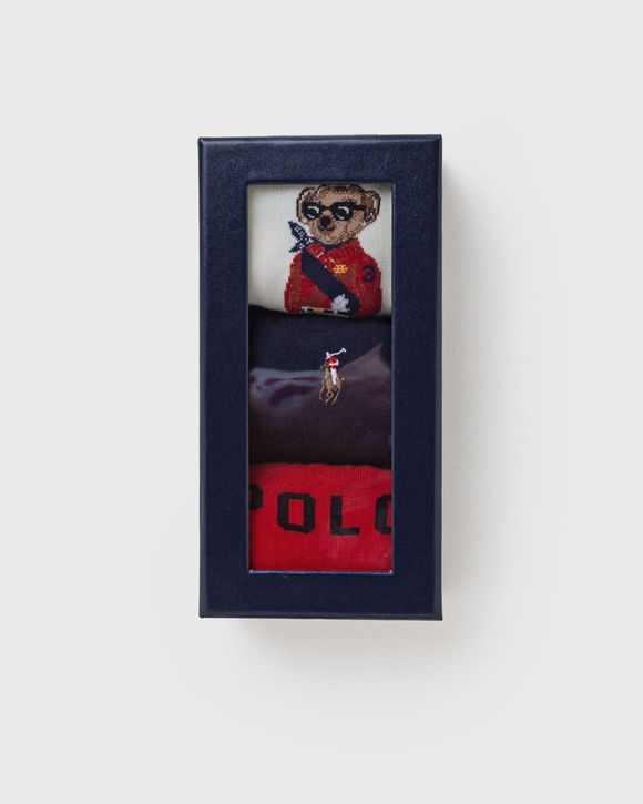 PLYR BEAR BOX CREW SOCK-3 PACK
