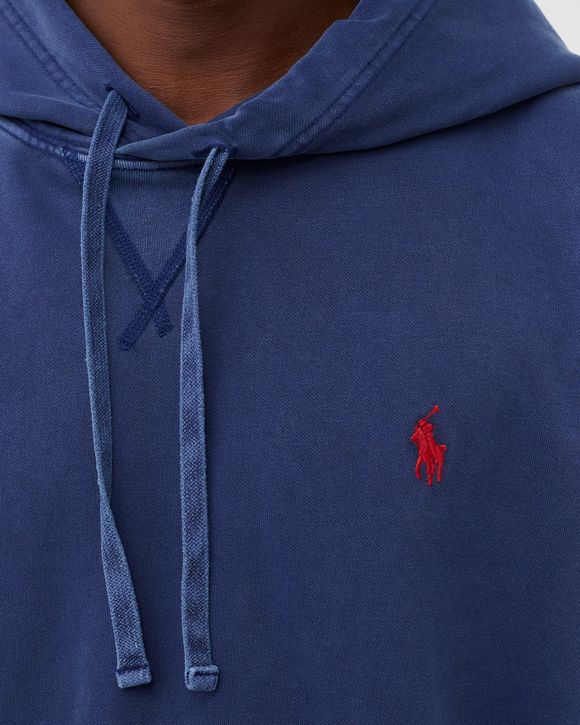 Regular-fit cotton-blend hoodie