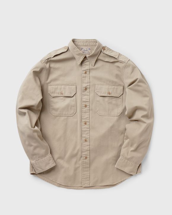 Slim Fit Garment-Dyed Twill Shirt