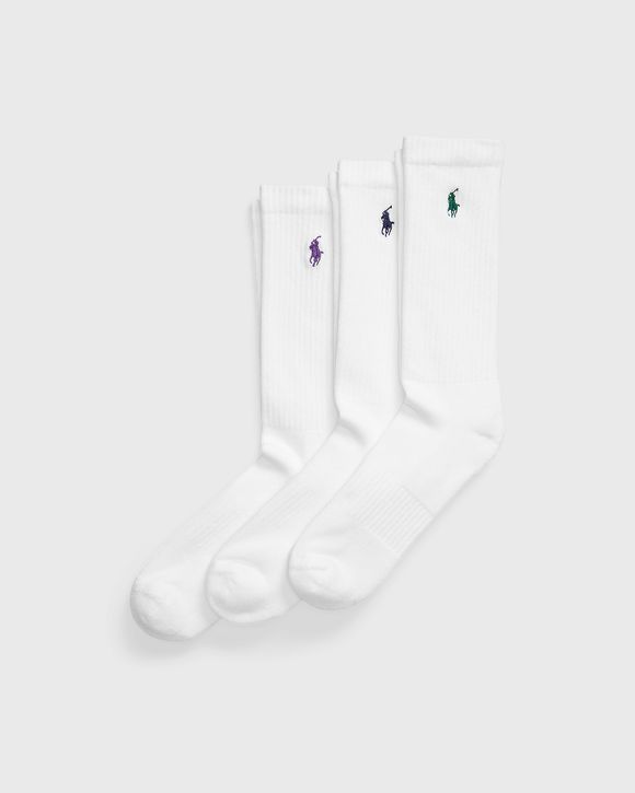 WIMBLEDON CREW SOCKS3 PACK