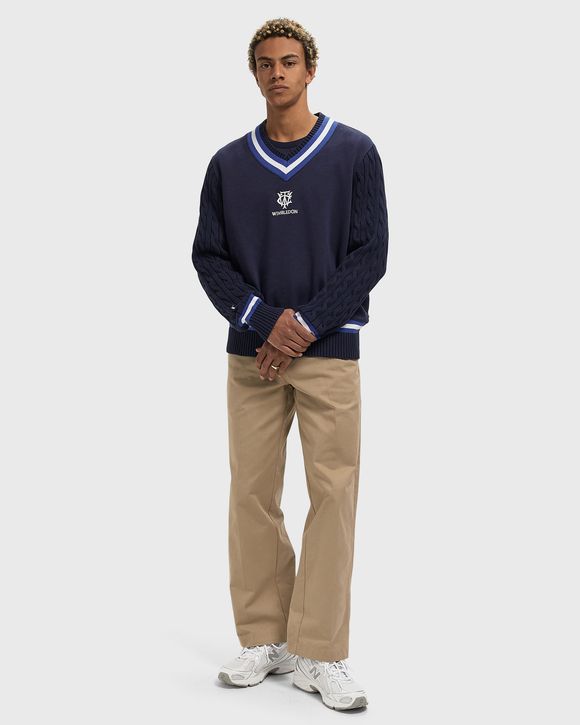 WIMBLEDON KNIT SWEATSHIRT