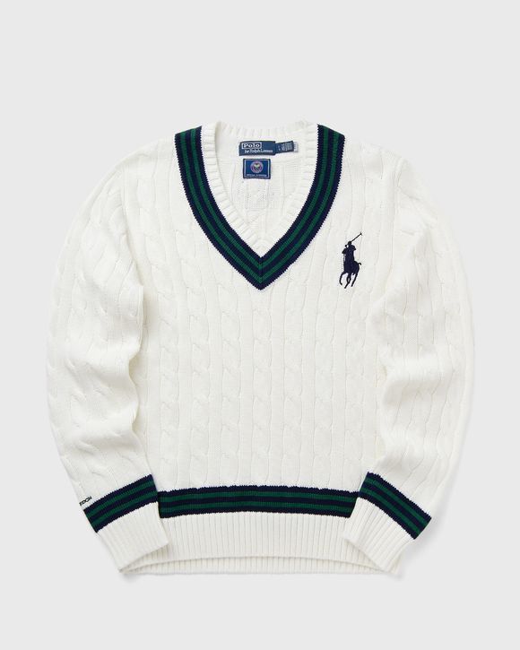 WIMBLEDON LSVNCRICKET L/S PULLOVER