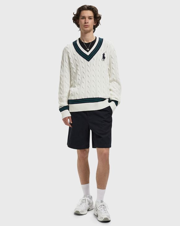 WIMBLEDON LSVNCRICKET L/S PULLOVER