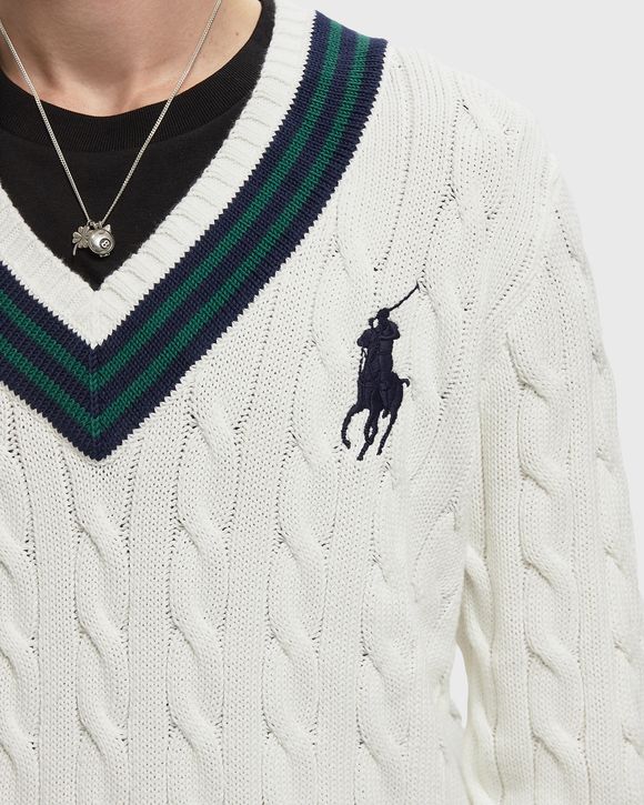 WIMBLEDON LSVNCRICKET L/S PULLOVER